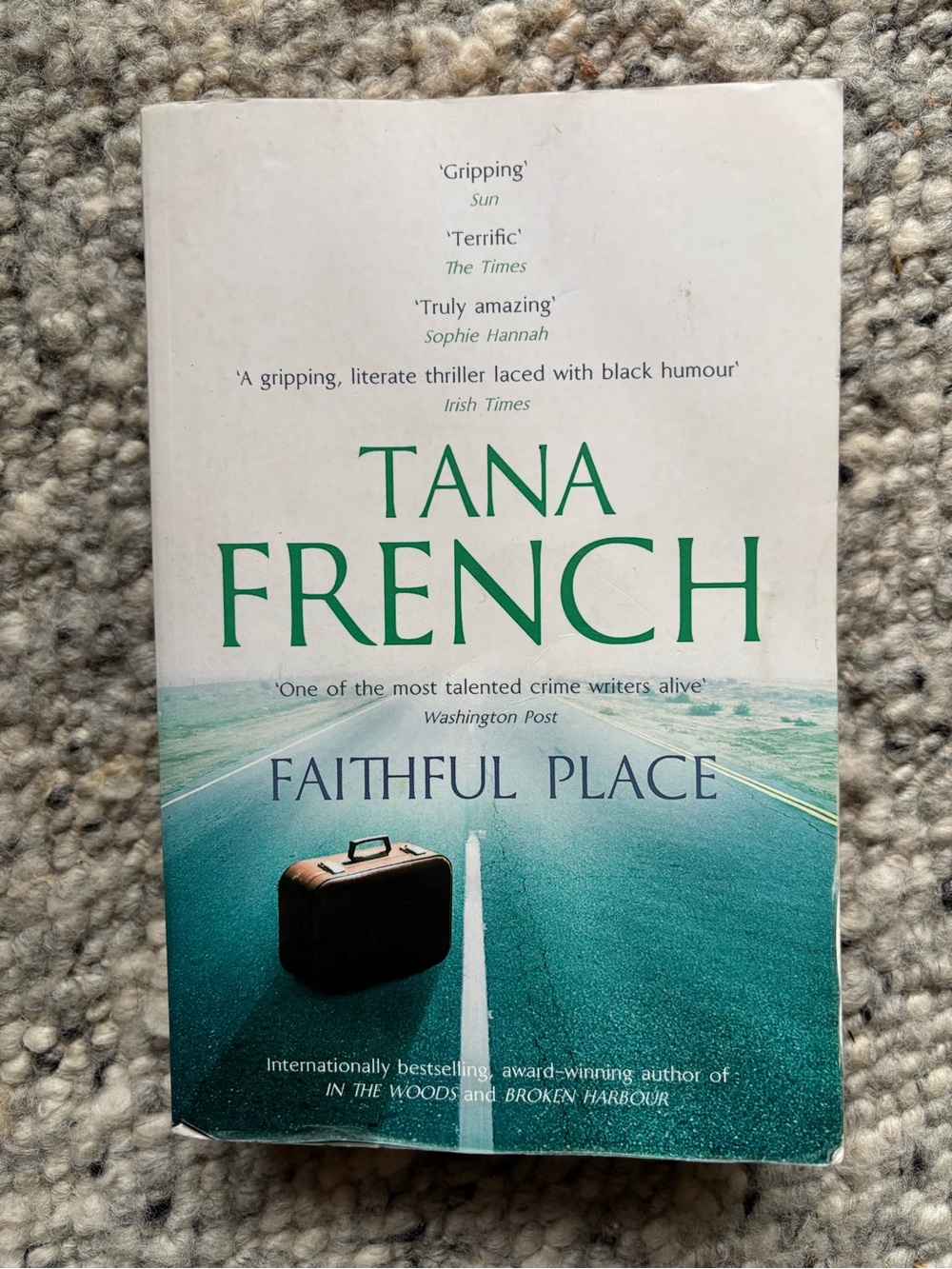 $10 or 3/$20 Tana French "Faithful Place" Paperback - Green & White Cover